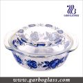 9′′ Pyrex Glass Baking Bowls with Decal Design (GB13G13265-TH)